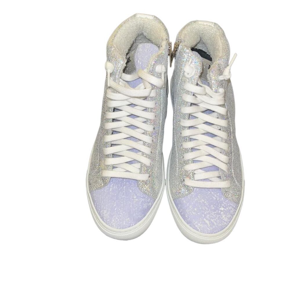 P448 Silver Lilac High Top Sneaker S21Star-W Size 37